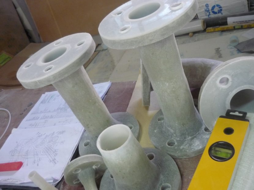 PVDF Lined FRP Pipe Spool | Heng Lee Composite Engineering